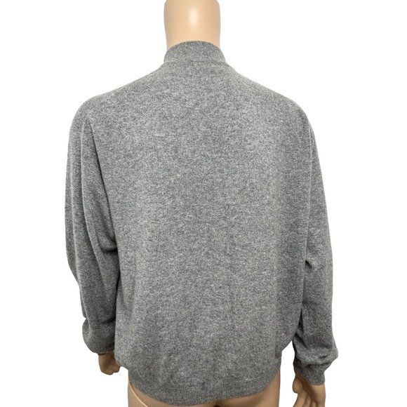Louis Roth Men’s Vintage 100% Cashmere Sweater Grey M Long Sleeves Crewneck - Picture 2 of 8